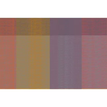 Set pur coton motif jacquard violet Mille ecossais velvet