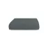 Serviette eponge pur coton 575 g/m² uni anthracite Vitae titane