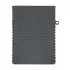Gant de toilette pur coton 575 g/m² uni anthracite Vitae titane