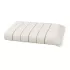Drap de bain pur coton 580 g/m² tissé teint rayé jaune vert Farniente pissenlit