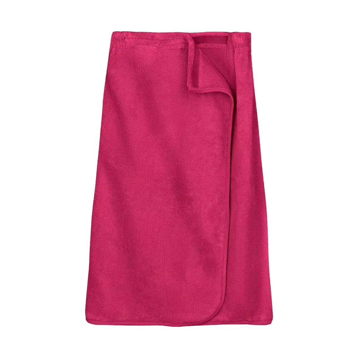 Pareo pur coton 420 g/m² uni rose Elea fuchsia