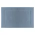 Tapis de bain pur coton 850 g/m² uni bleu Vitae givre
