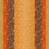 Nappe sur mesure pur coton enduit 220 g/m² motif jacquard orange marron Mille lierres automne